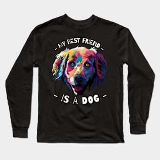 My best friend is a labrador dog Long Sleeve T-Shirt